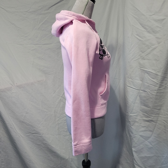 Rocky the Zombie Pink Zip Front Hoodie Skulls Cute - Picture 6 of 9